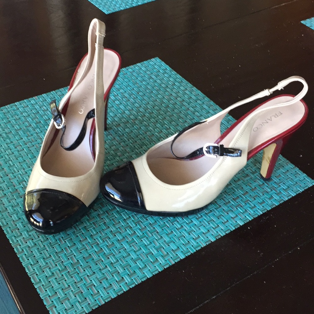 Sling back heels